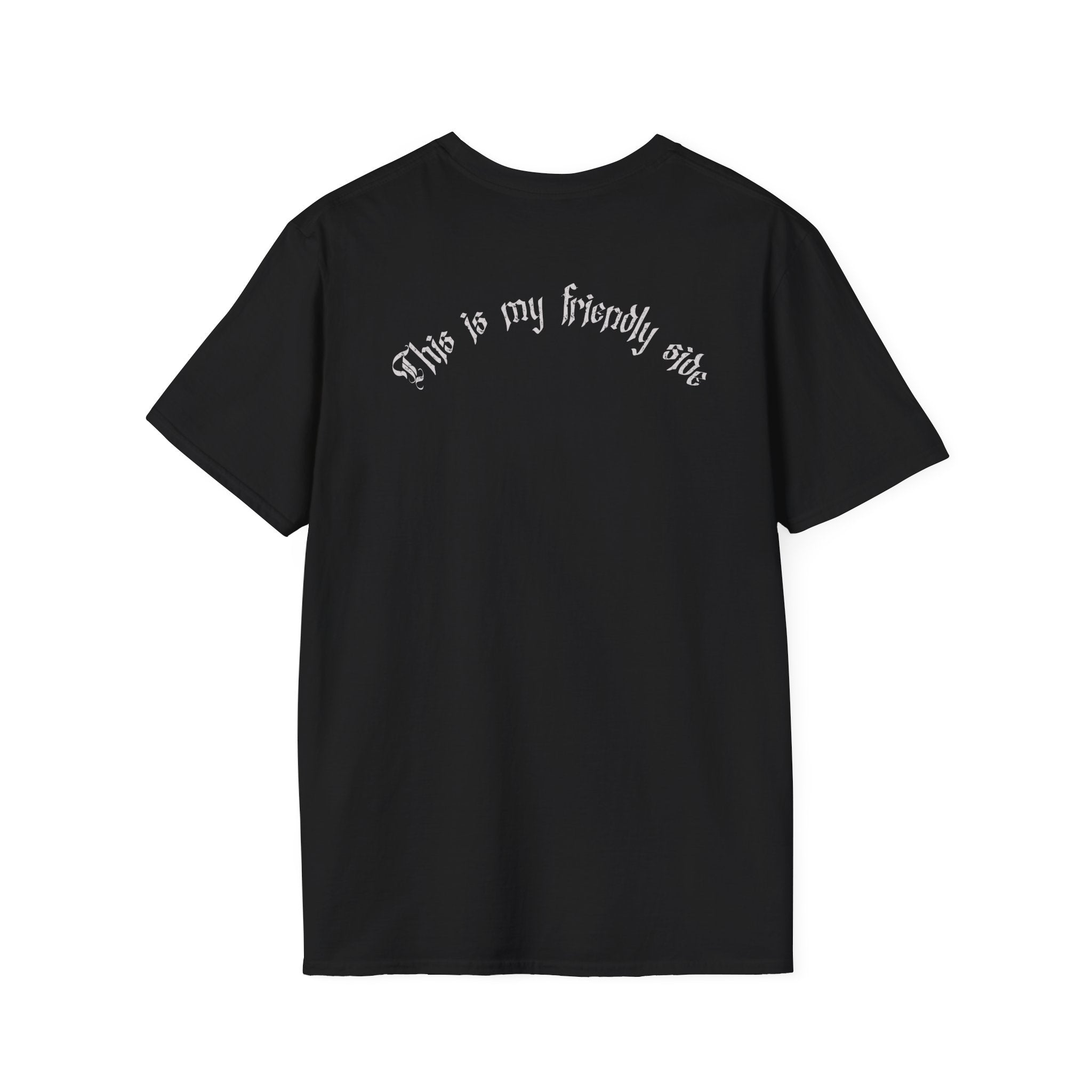 Angry Wolf Graphic T-Shirt — "This Is My Friendly Side"