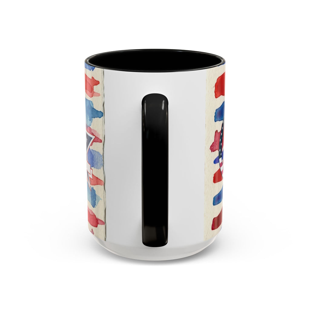 Independence Day Husky Coffee Mug — Happy 4th of July Patriotic Accent Mug (11/15oz)