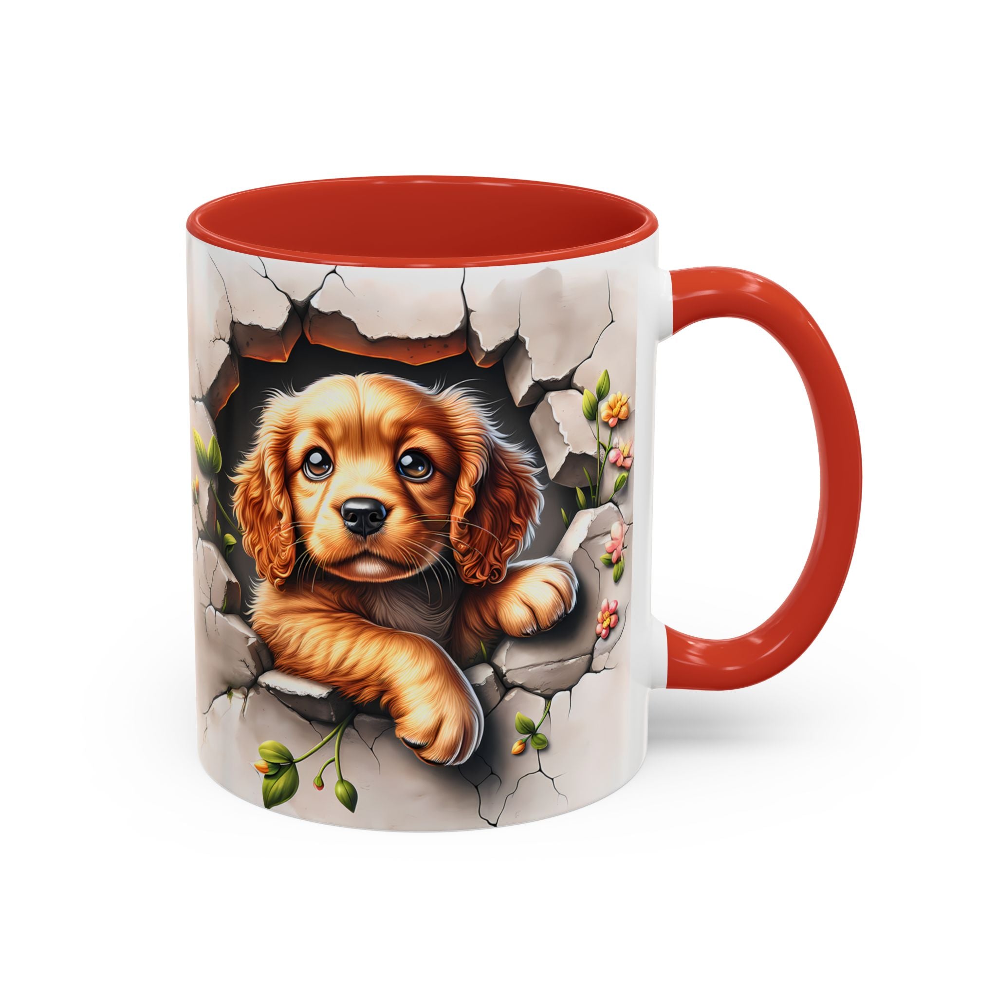 Cocker Spaniel Puppy Coffee Mug — Cute Accent Mug