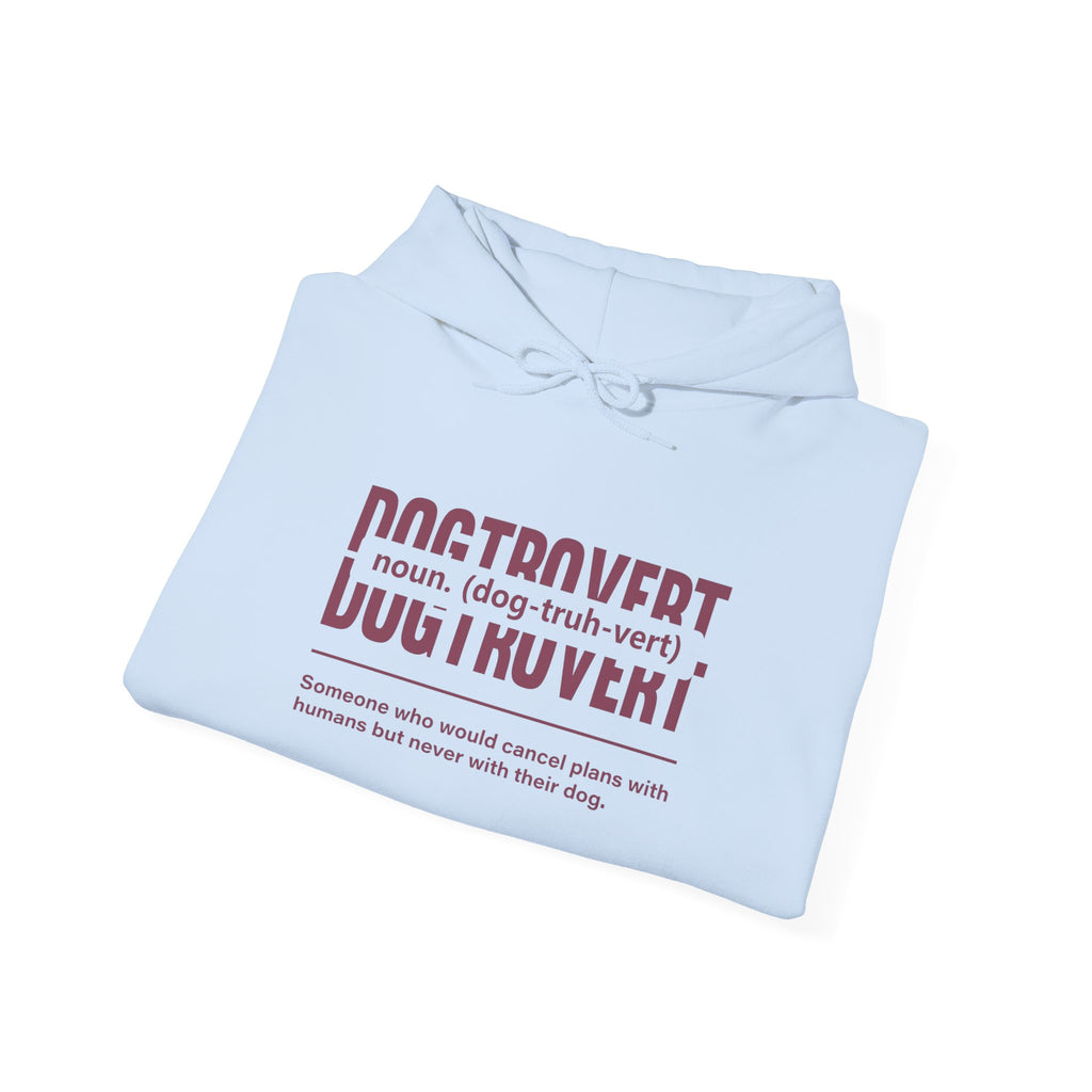 Dogtrovert Definition Hoodie – Funny Dog Lover Graphic Pullover