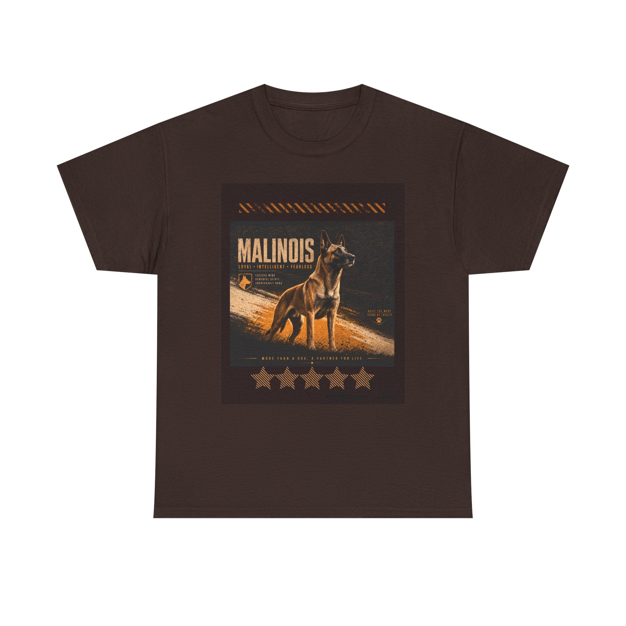 Malinois Dog Tee — Vintage Belgian Malinois Graphic T-Shirt