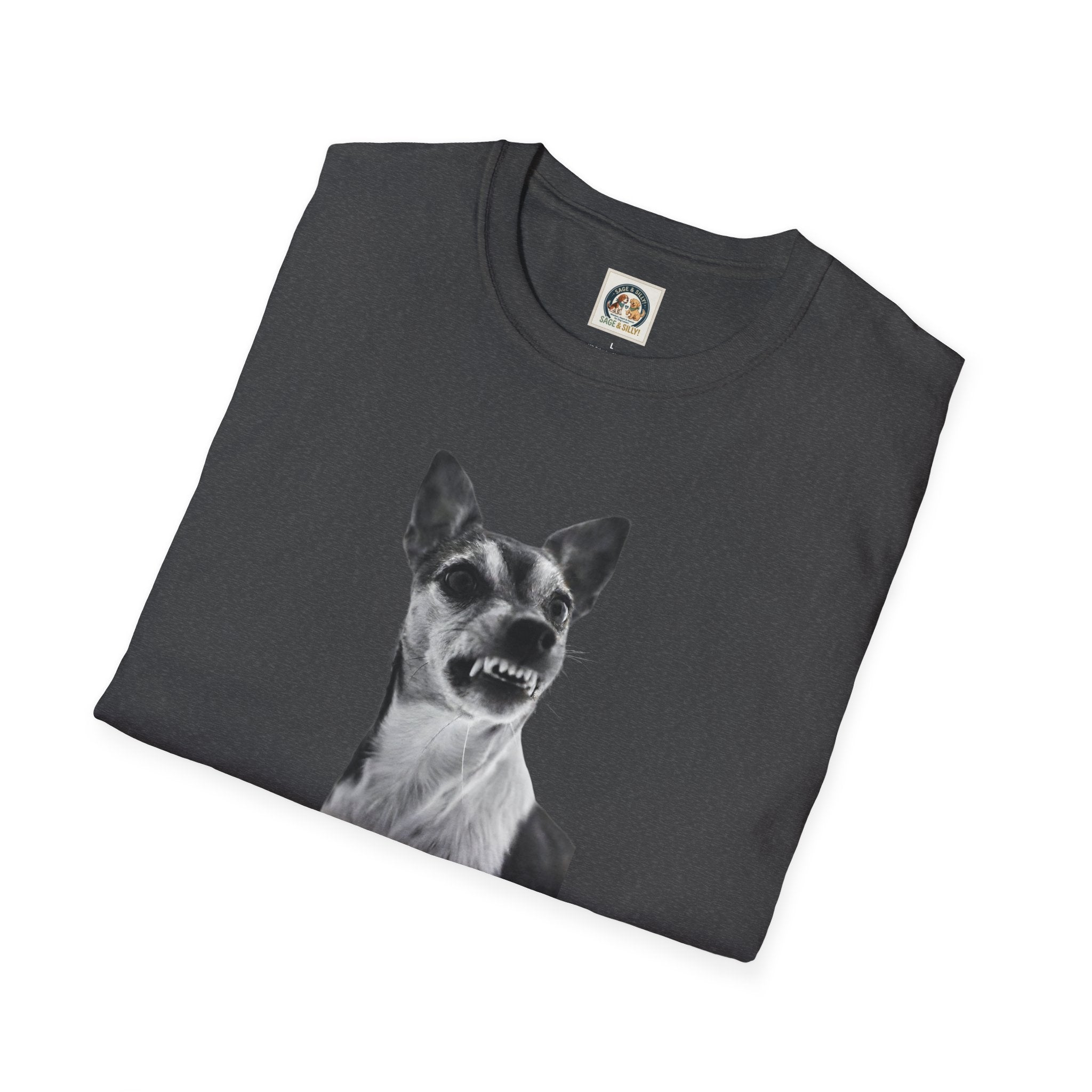 Angry Dog Graphic T-Shirt — "And?"
