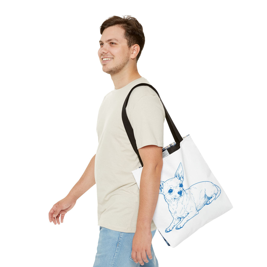 Chihuahua Dog Tote Bag — Cute Dog Lover Printed Tote