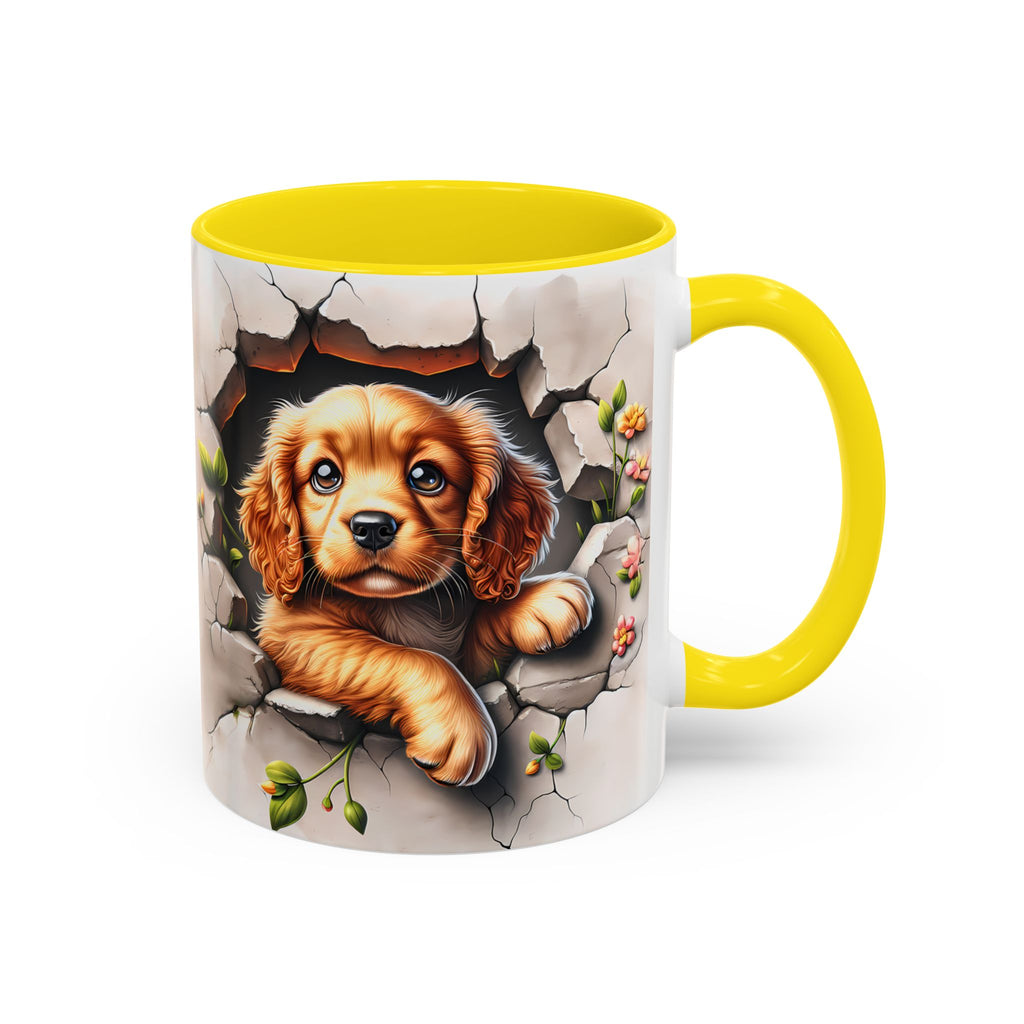 Cocker Spaniel Puppy Coffee Mug — Cute Accent Mug