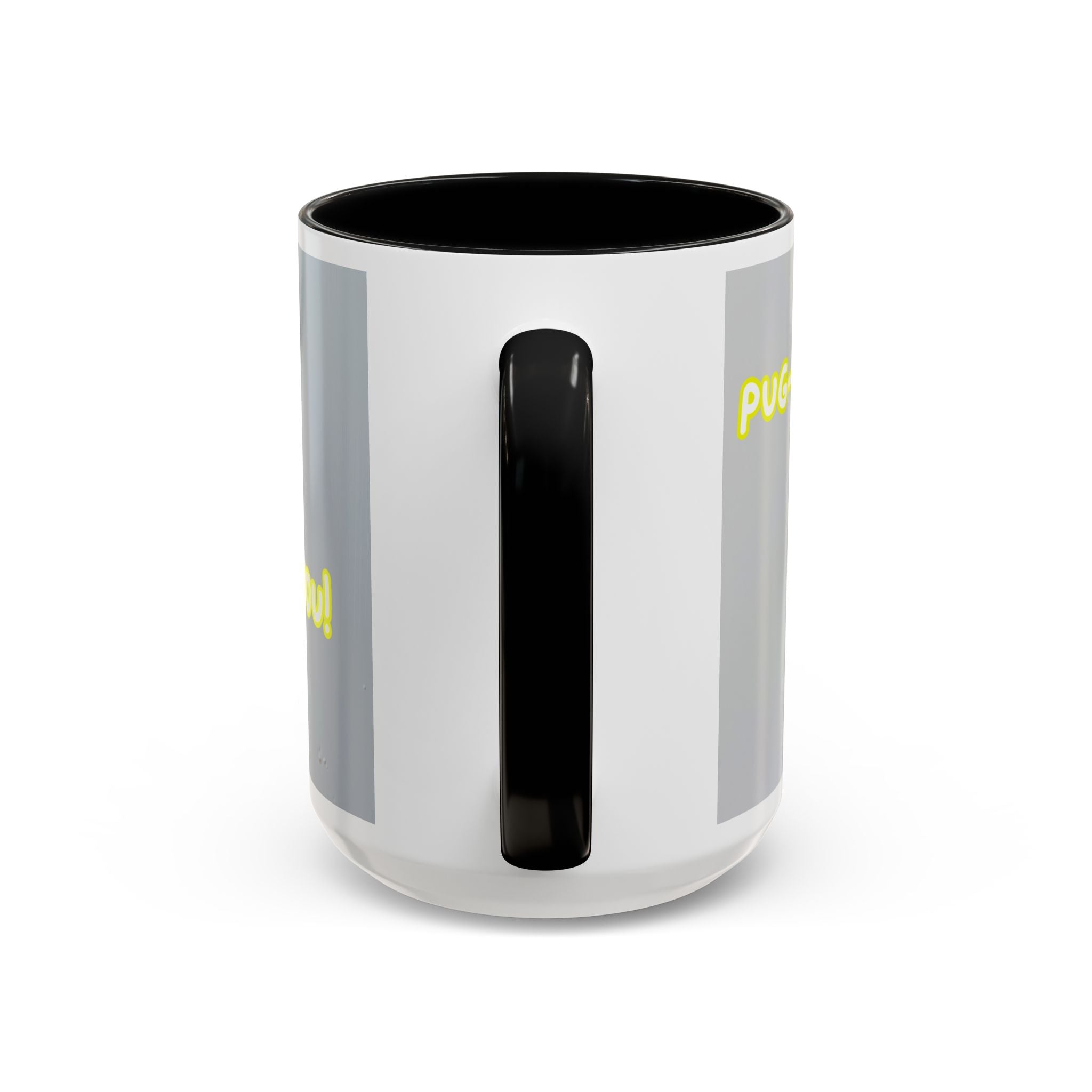 Pug “I See You!” Accent Coffee Mug — Cute Dog Lover Gift (11/15 oz)