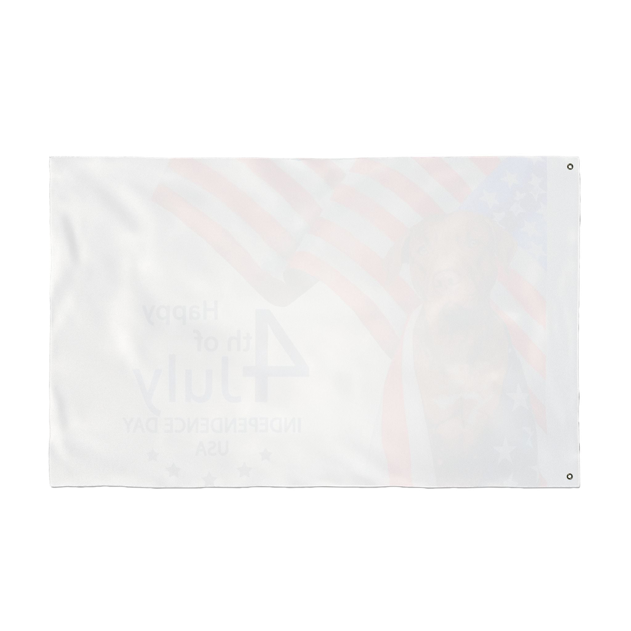 4th of July Dog Flag — Double-Sided American Independence Day Garden Banner