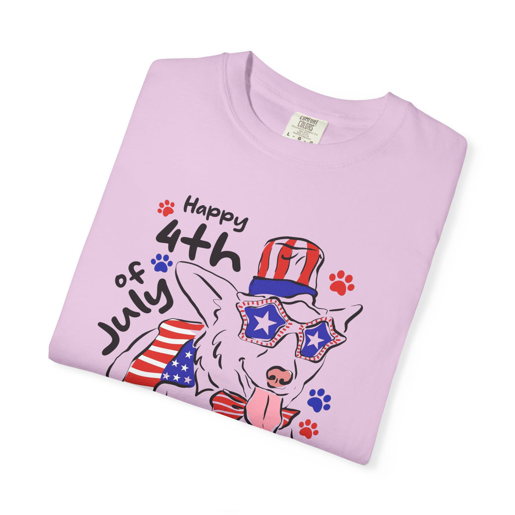 4th of July Dog T-Shirt — Patriotic Pup Graphic Tee