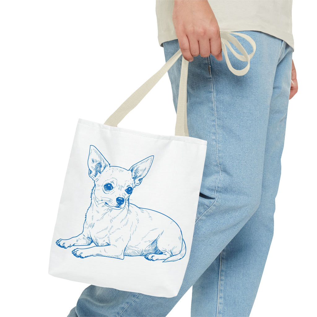 Chihuahua Dog Tote Bag — Cute Dog Lover Printed Tote