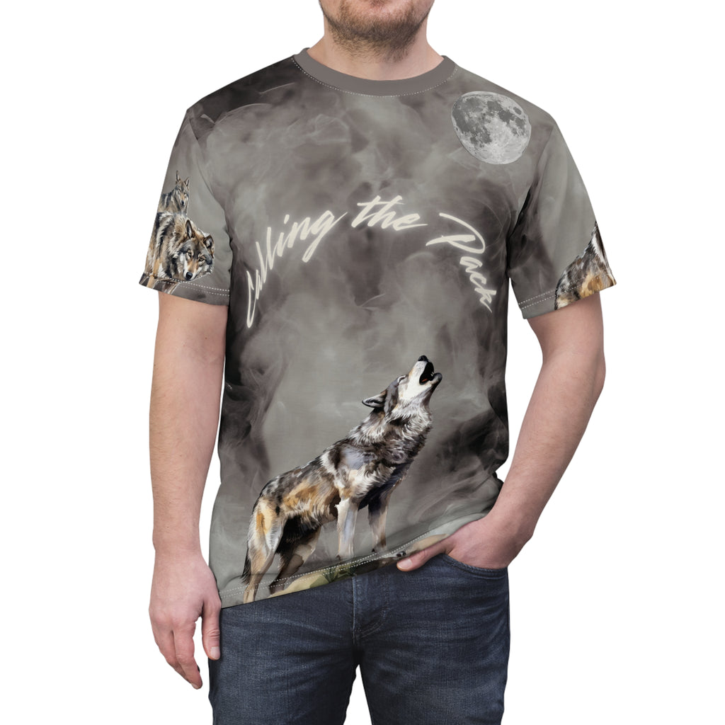 Calling The Pack – Wolves All-Over Print T-Shirt