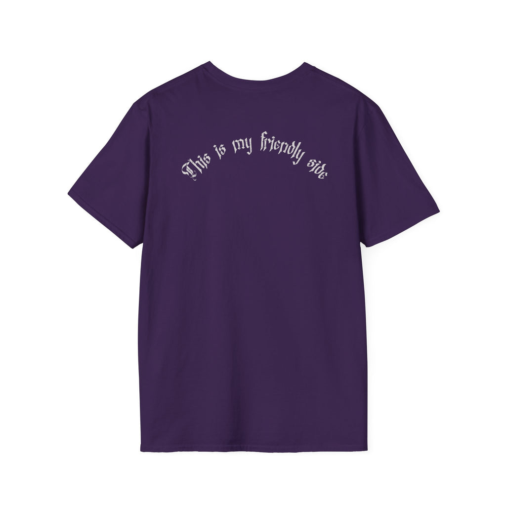 Angry Wolf Graphic T-Shirt — "This Is My Friendly Side"