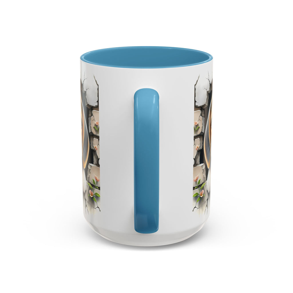 Beagle Puppy Peek Accent Coffee Mug – Cute Dog Gift (11/15 oz)