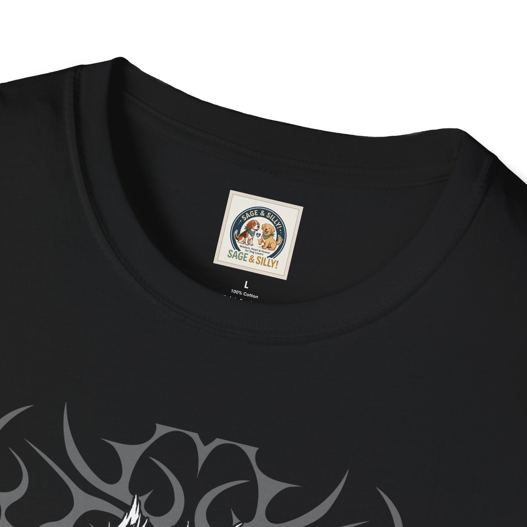 Angry Wolf Graphic T-Shirt — "This Is My Friendly Side"