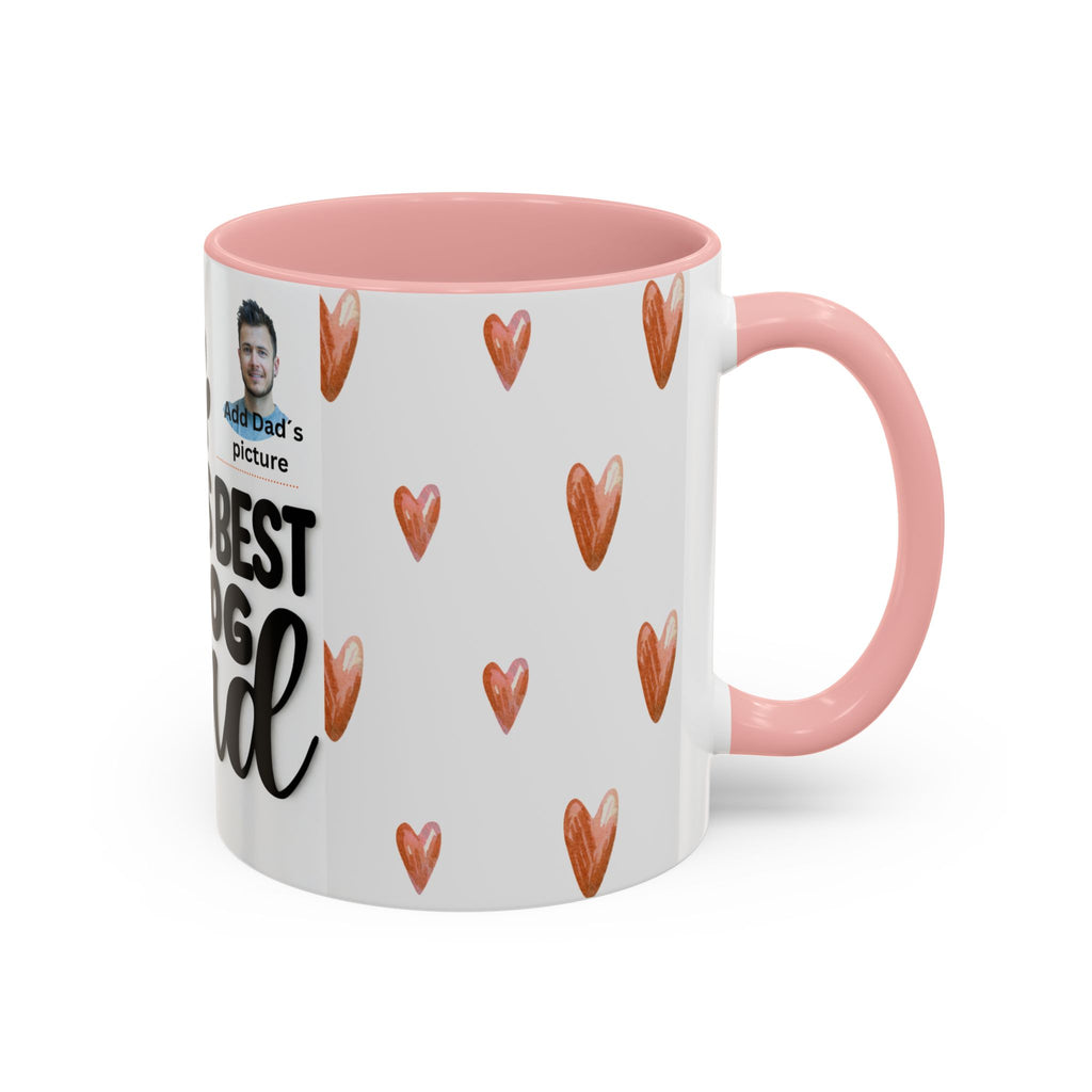 Personalised "World's Best Dog Dad" Coffee Mug — Custom Pet & Owner Photo
