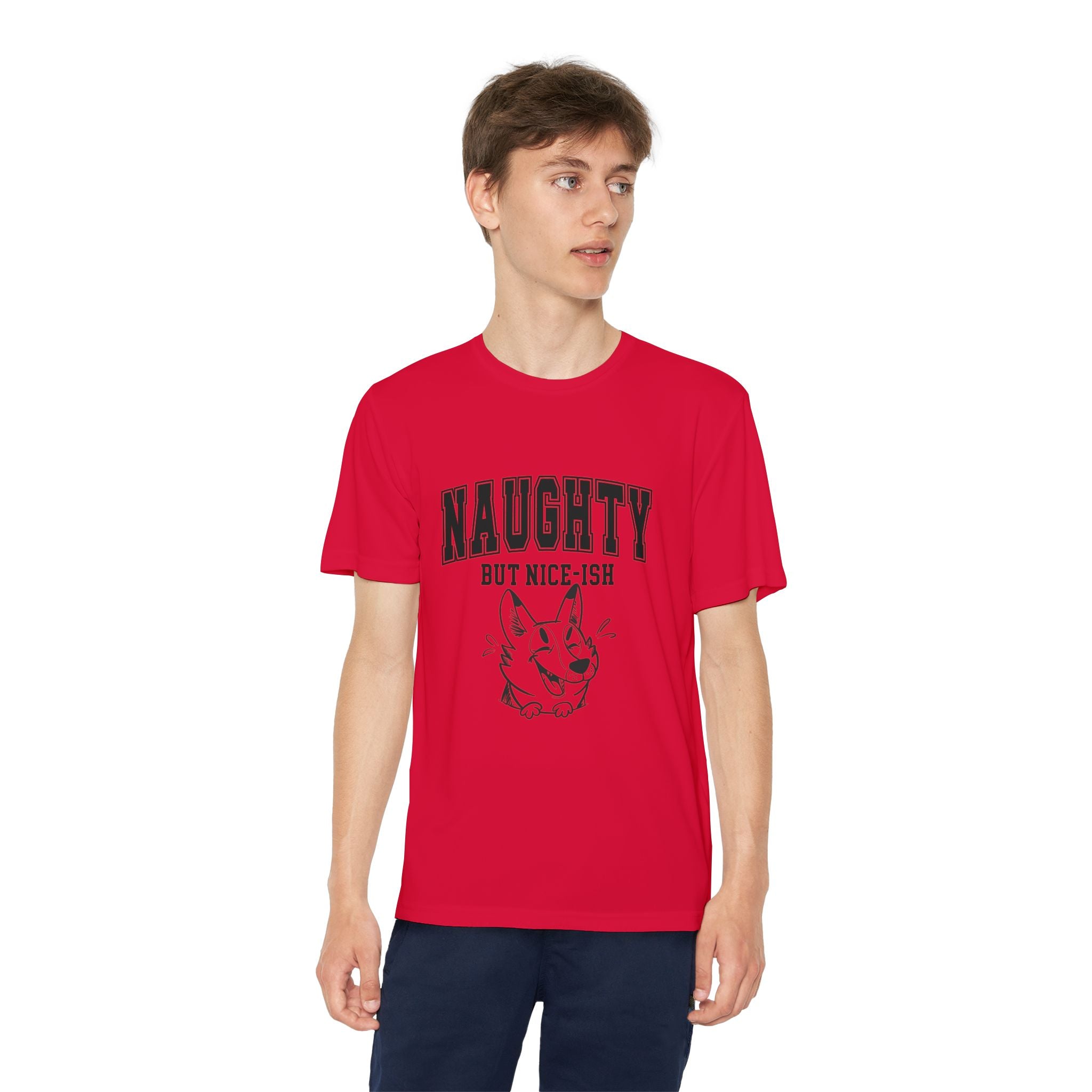 Youth Tee - "Naughty But Nice-ish" Graphic Shirt