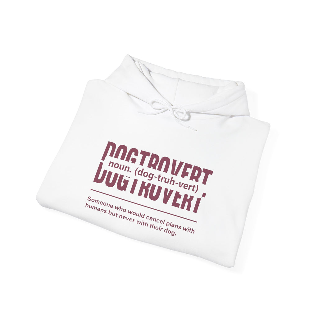 Dogtrovert Definition Hoodie – Funny Dog Lover Graphic Pullover