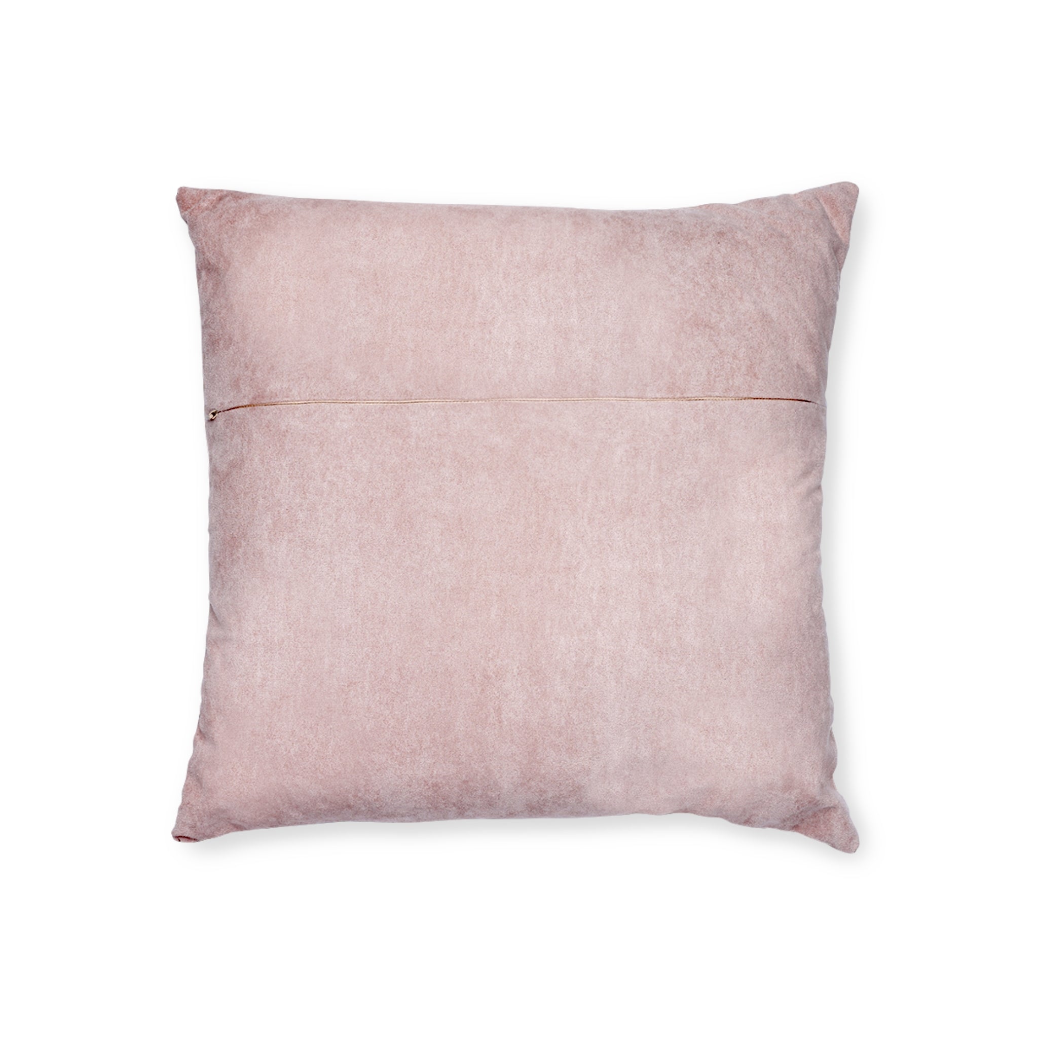 Havanese Dog Throw Pillow — Floral Pink Faux Suede | Dog Lover Home Decor