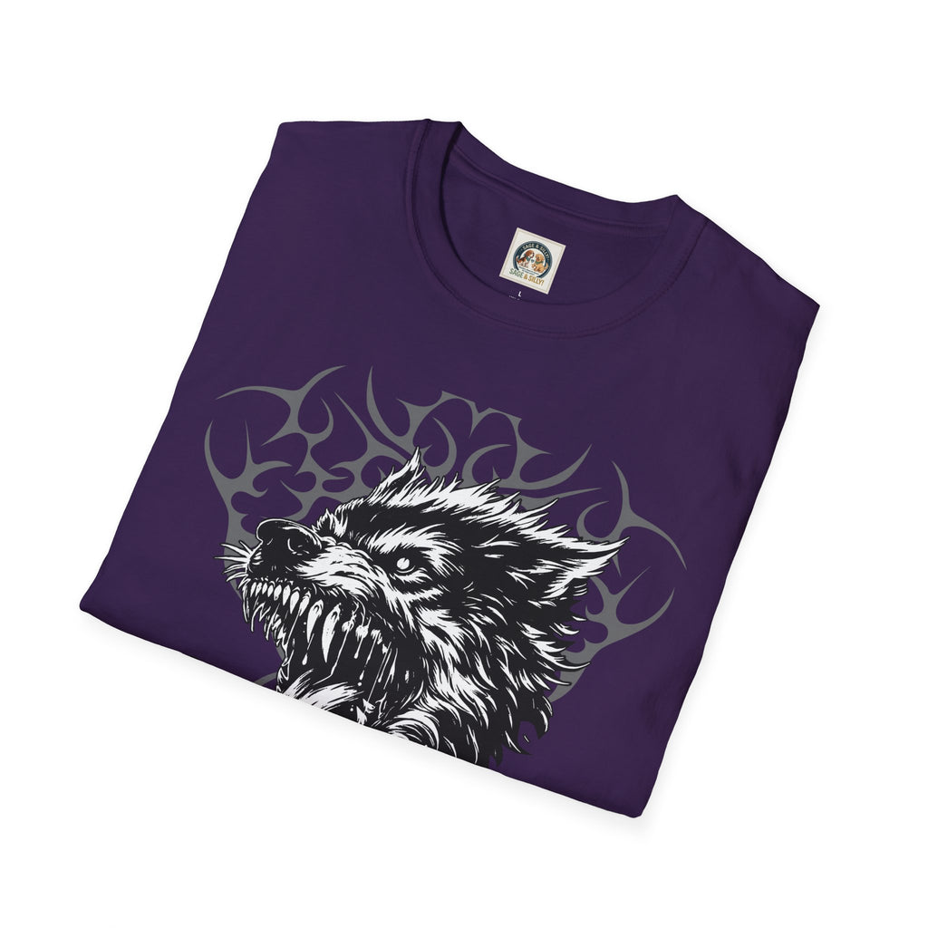 Angry Wolf Graphic T-Shirt — "This Is My Friendly Side"