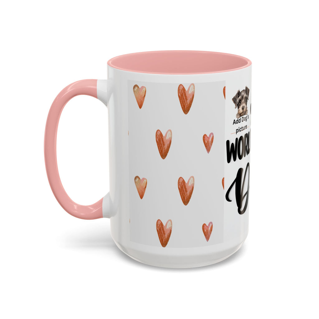 Personalised "World's Best Dog Dad" Coffee Mug — Custom Pet & Owner Photo