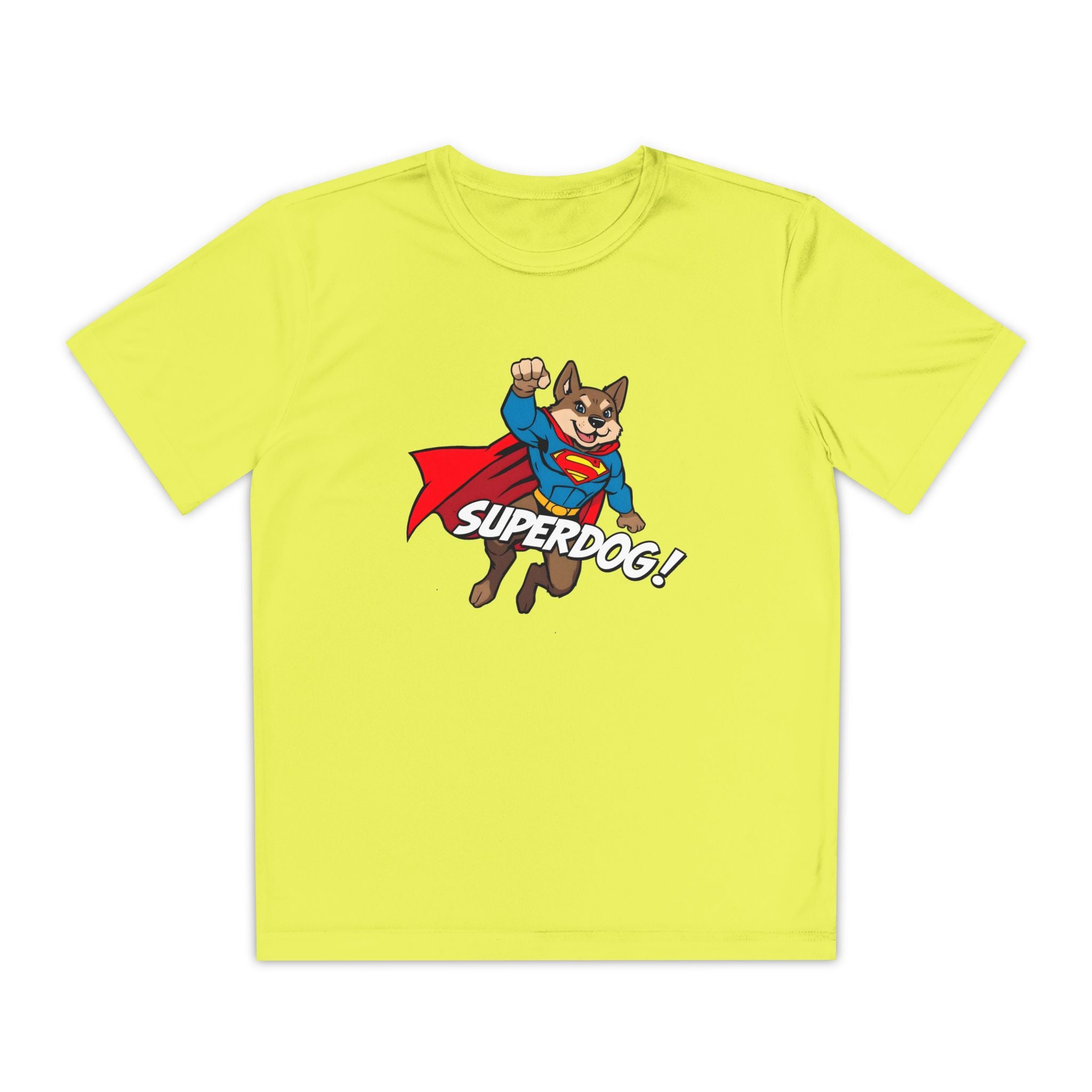 Kids Superdog T-Shirt — Youth Superhero Dog Tee ("SUPERDOG!")