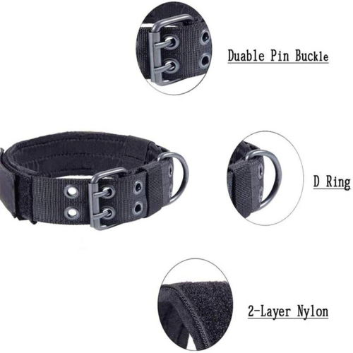 Tactical Heavy Duty Dog Collar — Military Grade Nylon