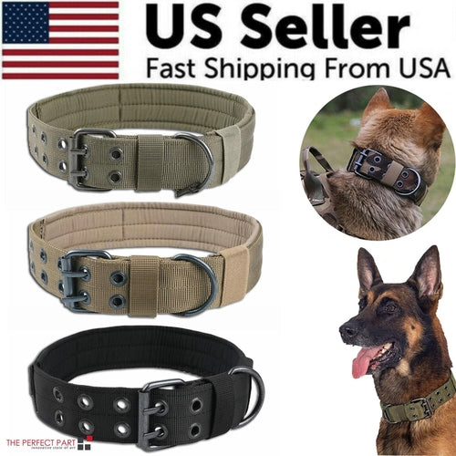 Tactical Heavy Duty Dog Collar — Military Grade Nylon