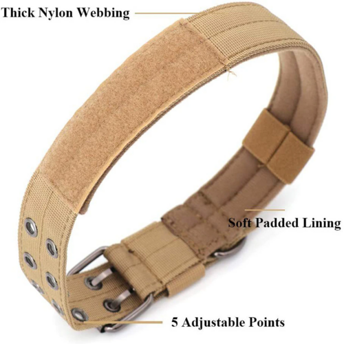Tactical Heavy Duty Dog Collar — Military Grade Nylon