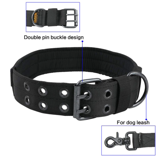 Tactical Heavy Duty Dog Collar — Military Grade Nylon