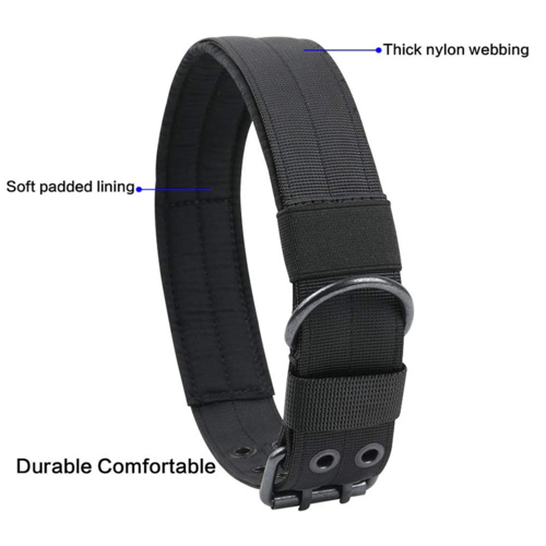 Tactical Heavy Duty Dog Collar — Military Grade Nylon