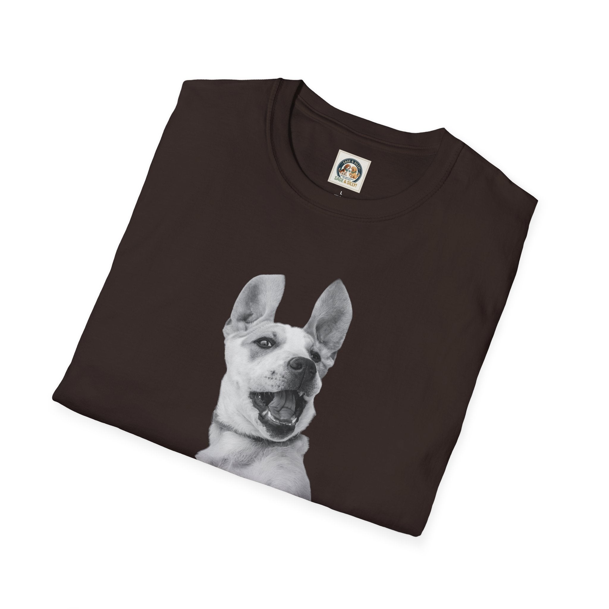 Laughing Dog Graphic T-Shirt — "Yes, I Am That Funny!"