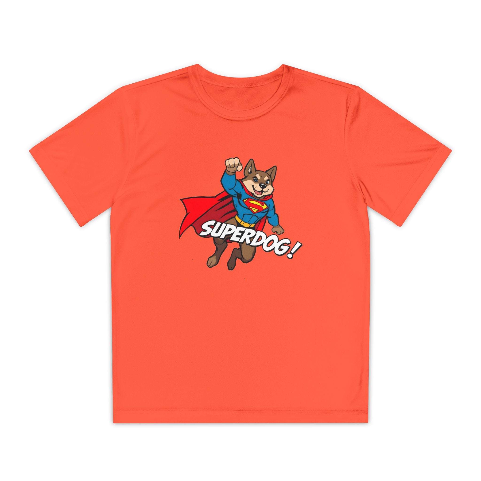 Kids Superdog T-Shirt — Youth Superhero Dog Tee ("SUPERDOG!")
