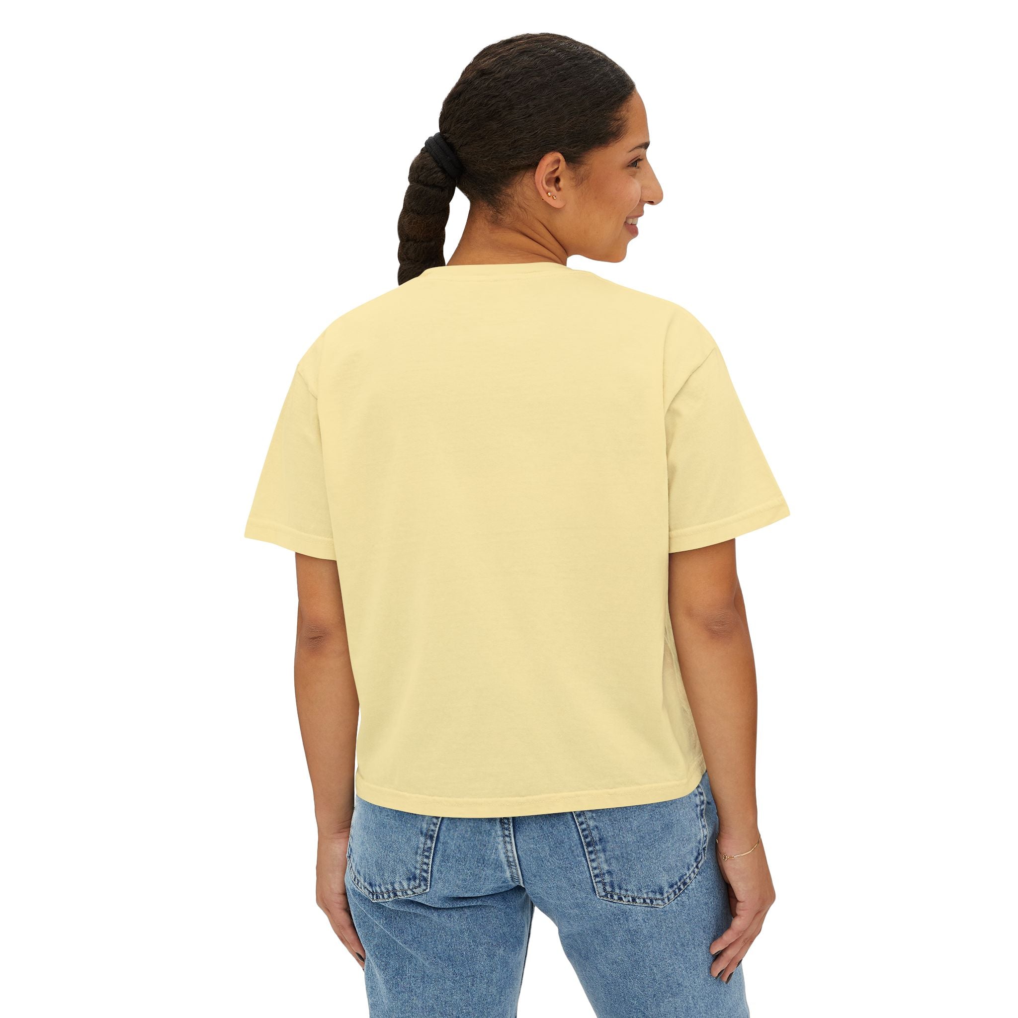 Dogs Make Everything Better Boxy Tee — Cute Paw Print Graphic T‑Shirt for Dog Lovers