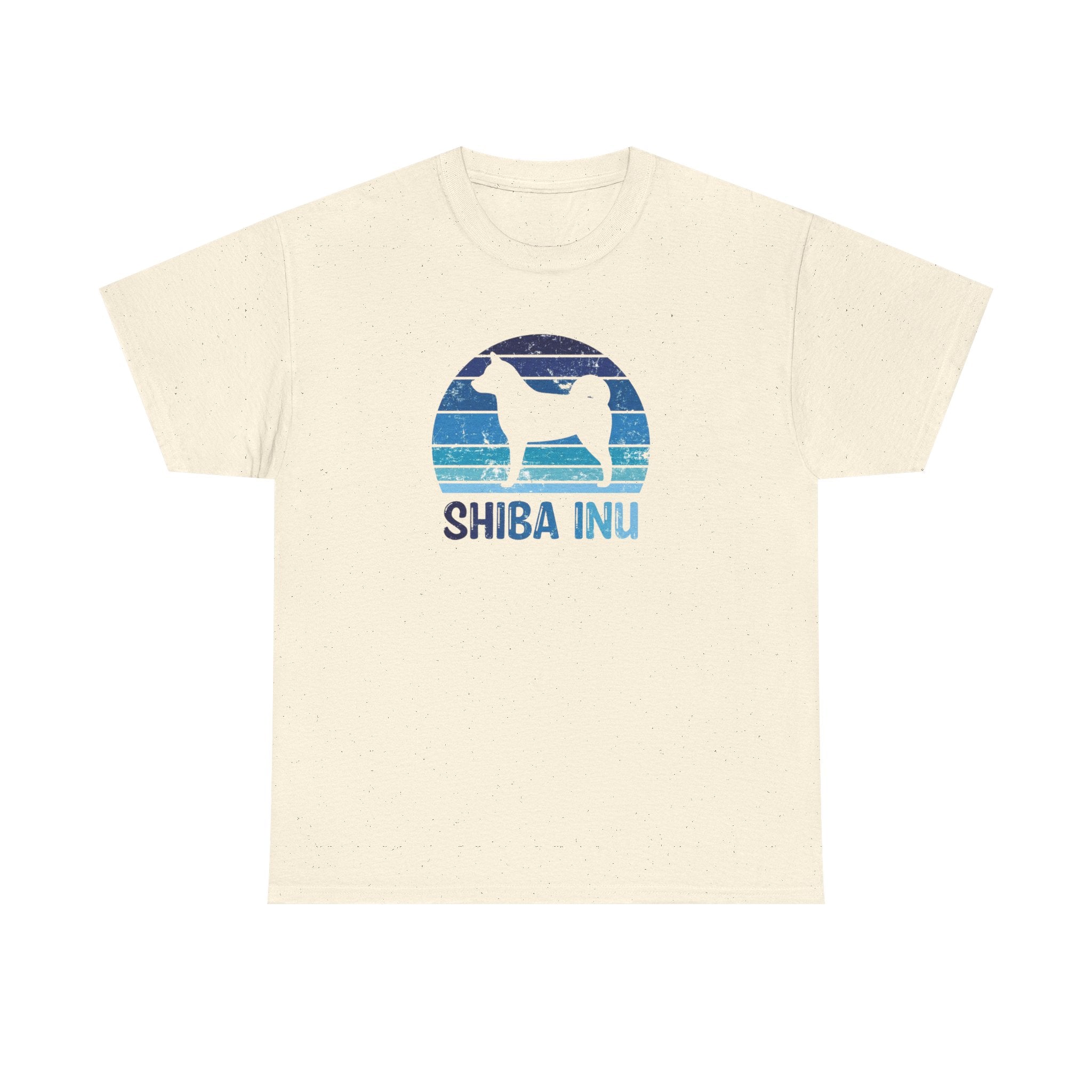Shiba Inu Retro Sunset T-Shirt – Unisex Dog Lover Graphic Tee