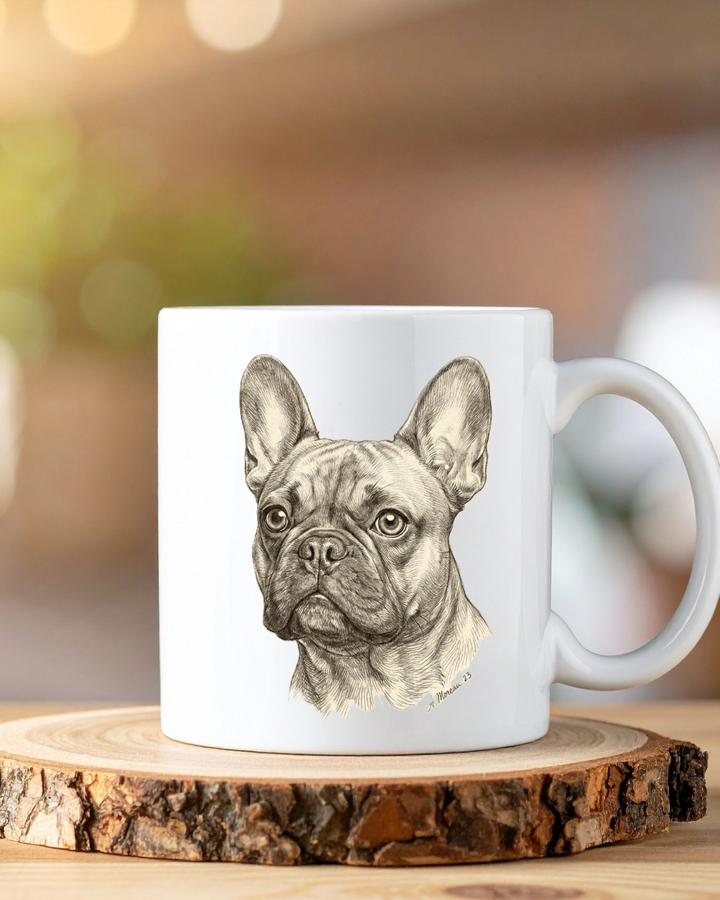 French Bulldog Pencil Portrait – Downloadable Wall Art