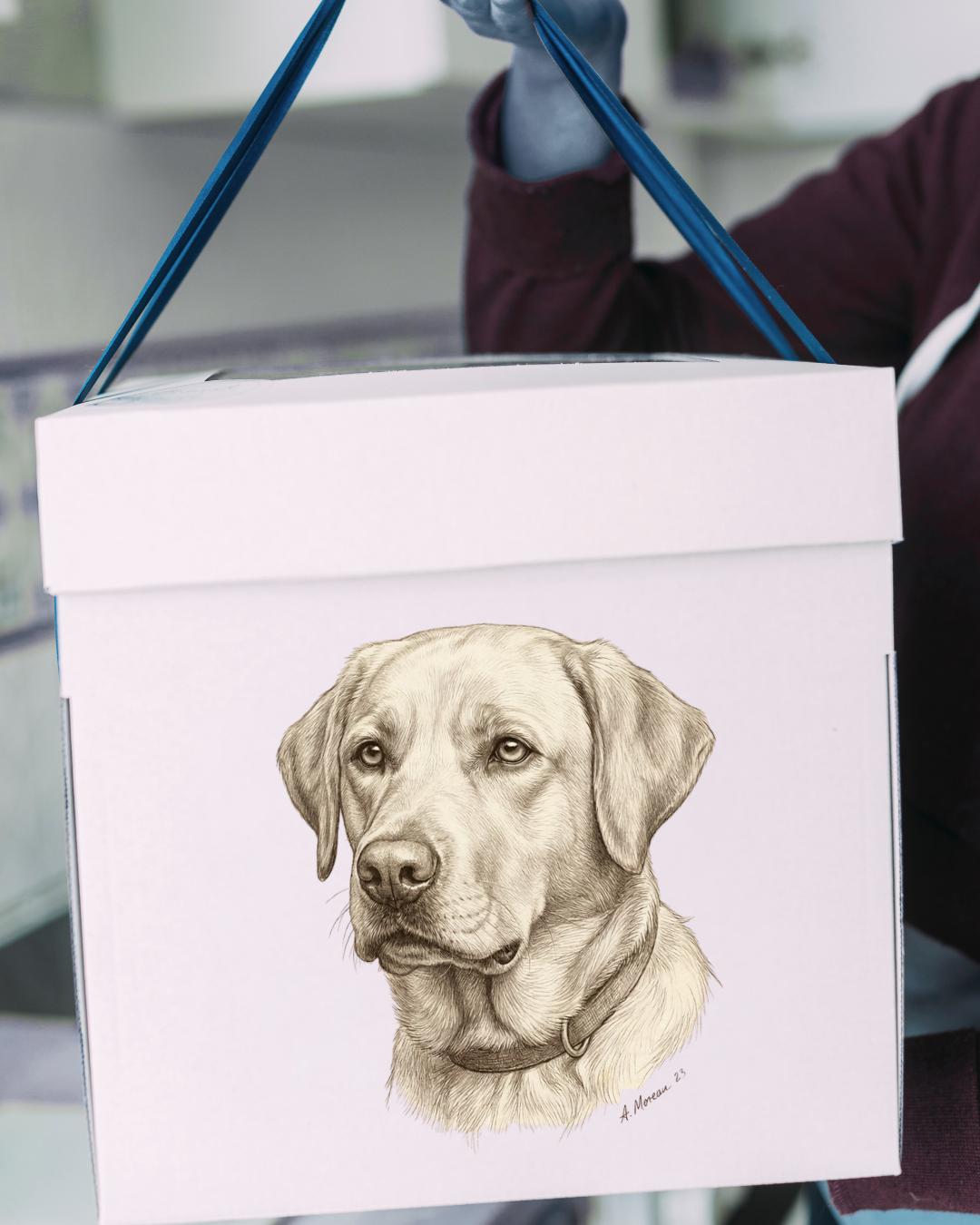 Labrador Pencil Portrait – Downloadable Wall Art