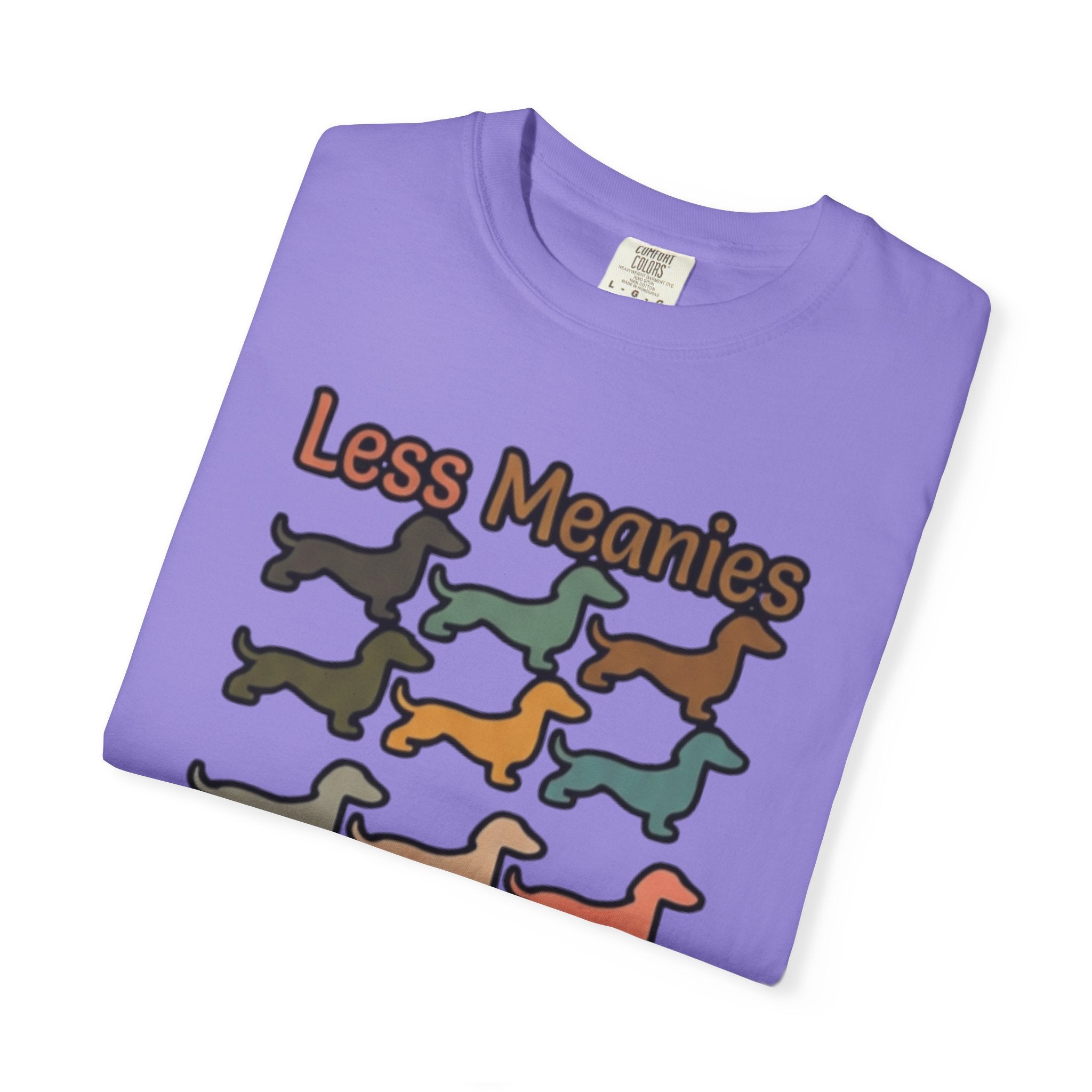 Less Meanies More Weenies Dachshund T-Shirt