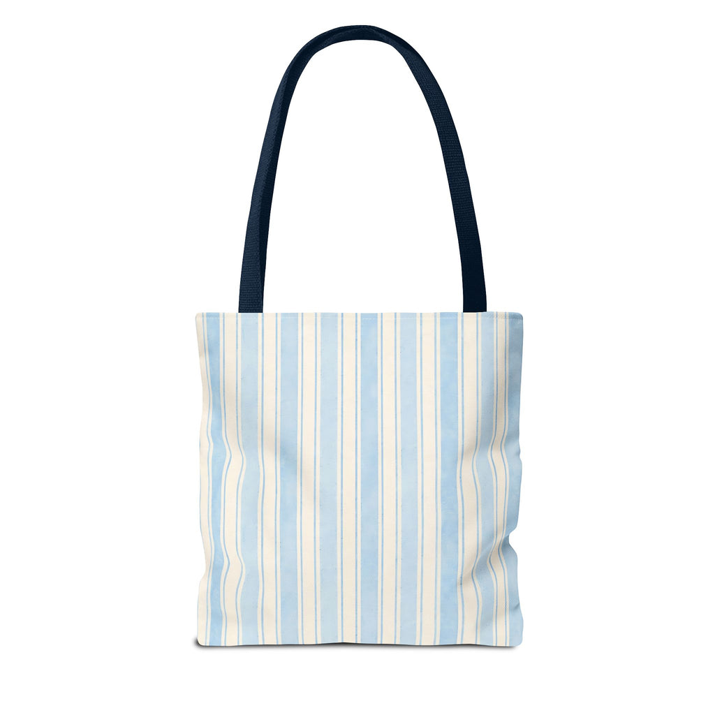 Miniature Schnauzer Tote Bag – "I Like Miniature Schnauzers and Maybe 3 People" Striped Canvas Tote
