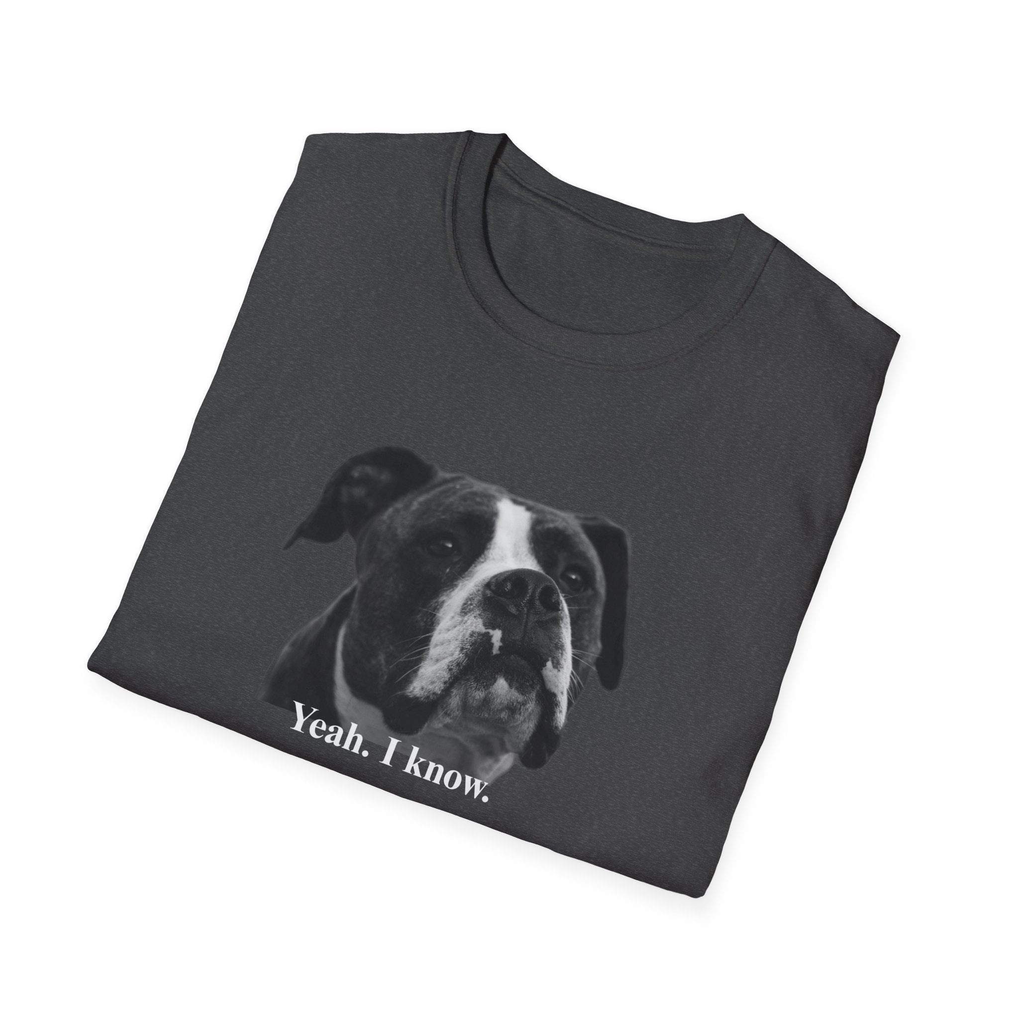 Boxer Graphic T-Shirt — "Yeah. I know."
