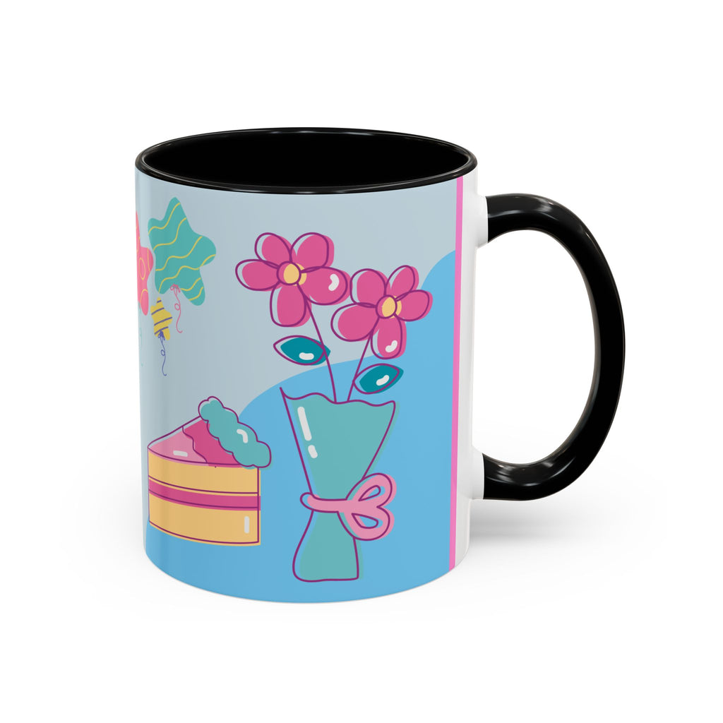 Father's Day Coffee Mug – Cute Dog on Scooter Design (11/15oz)