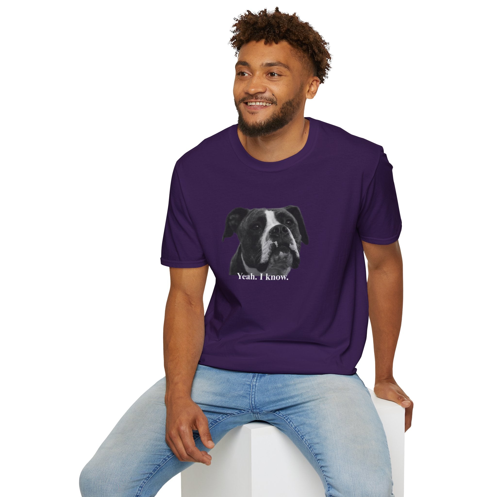 Boxer Graphic T-Shirt — "Yeah. I know."