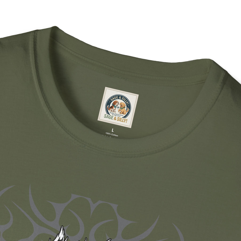 Angry Wolf Graphic T-Shirt — "This Is My Friendly Side"