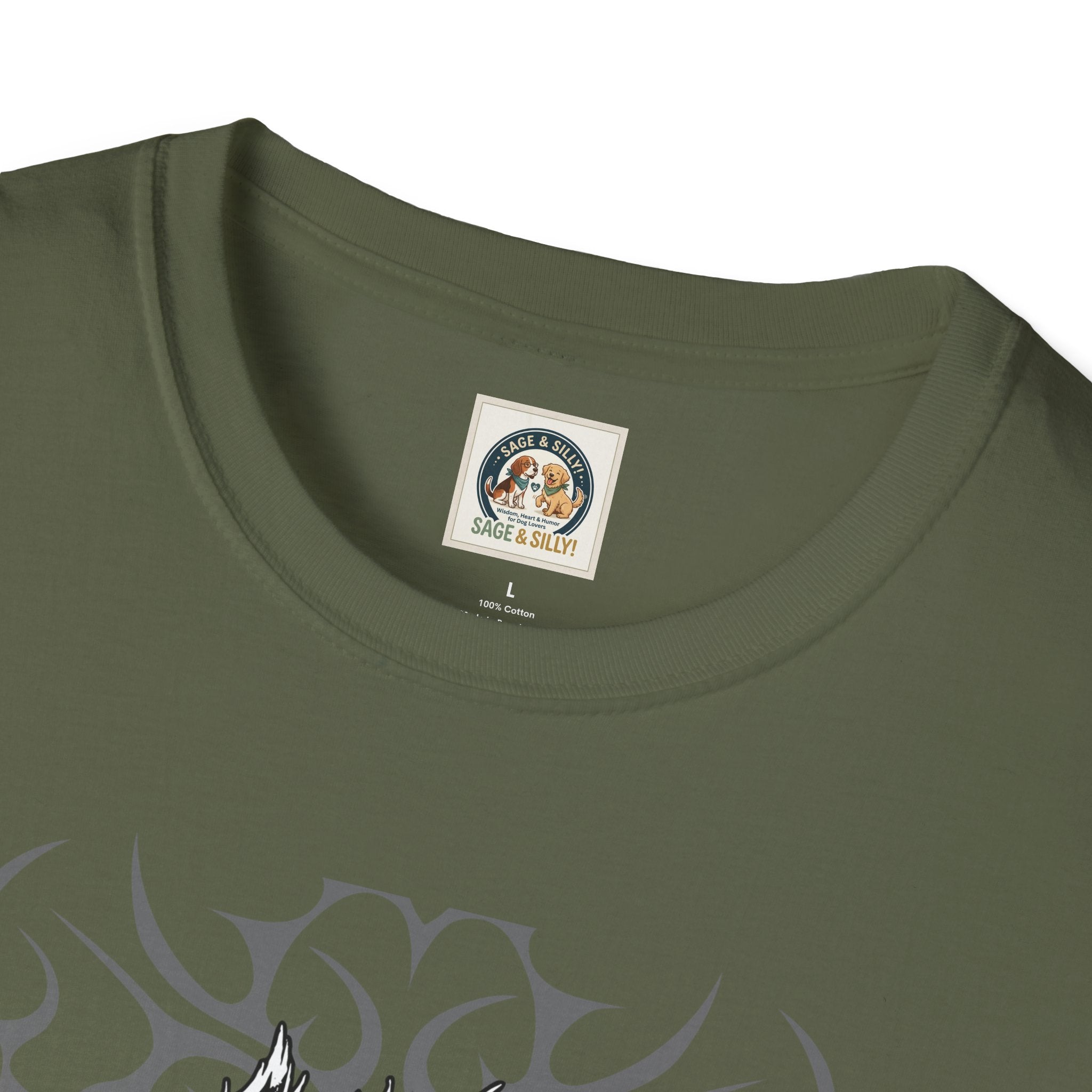 Angry Wolf Graphic T-Shirt — "This Is My Friendly Side"