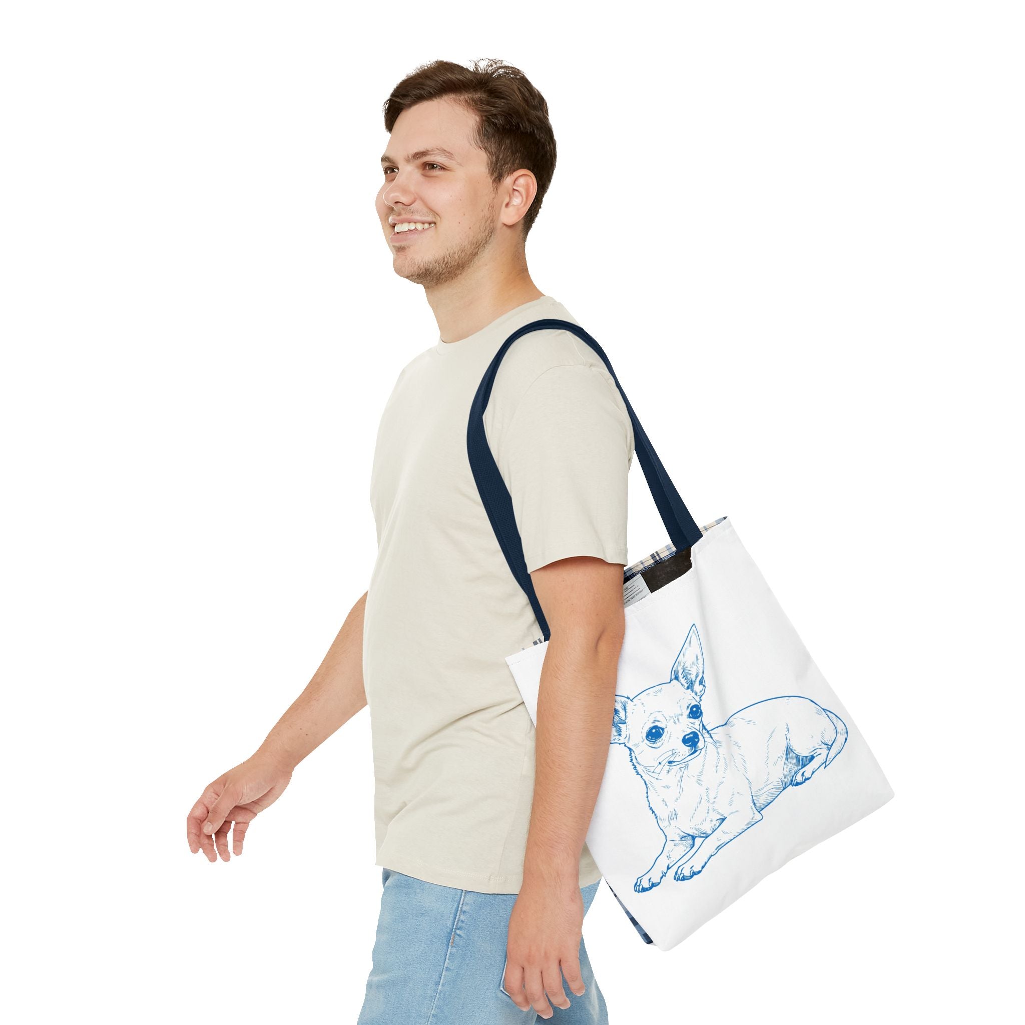 Chihuahua Dog Tote Bag — Cute Dog Lover Printed Tote