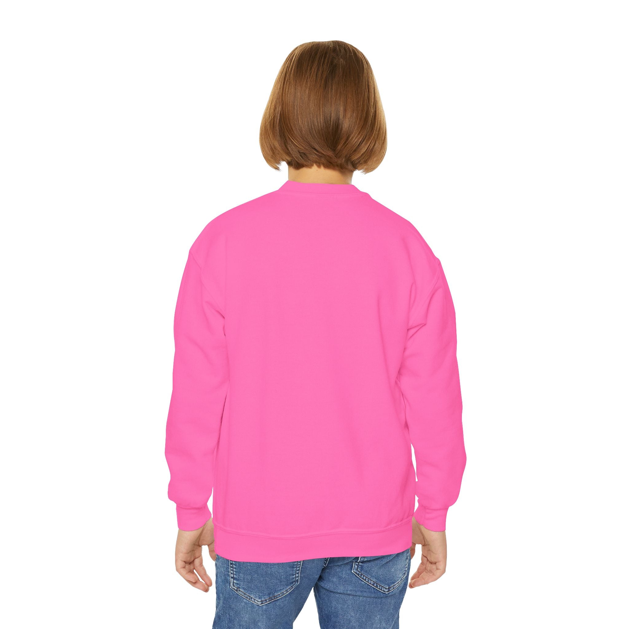 Youth Sweatshirt — "Oh No!" Surprised Dog Cartoon Graphic Crewneck