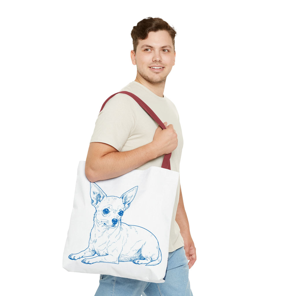 Chihuahua Dog Tote Bag — Cute Dog Lover Printed Tote