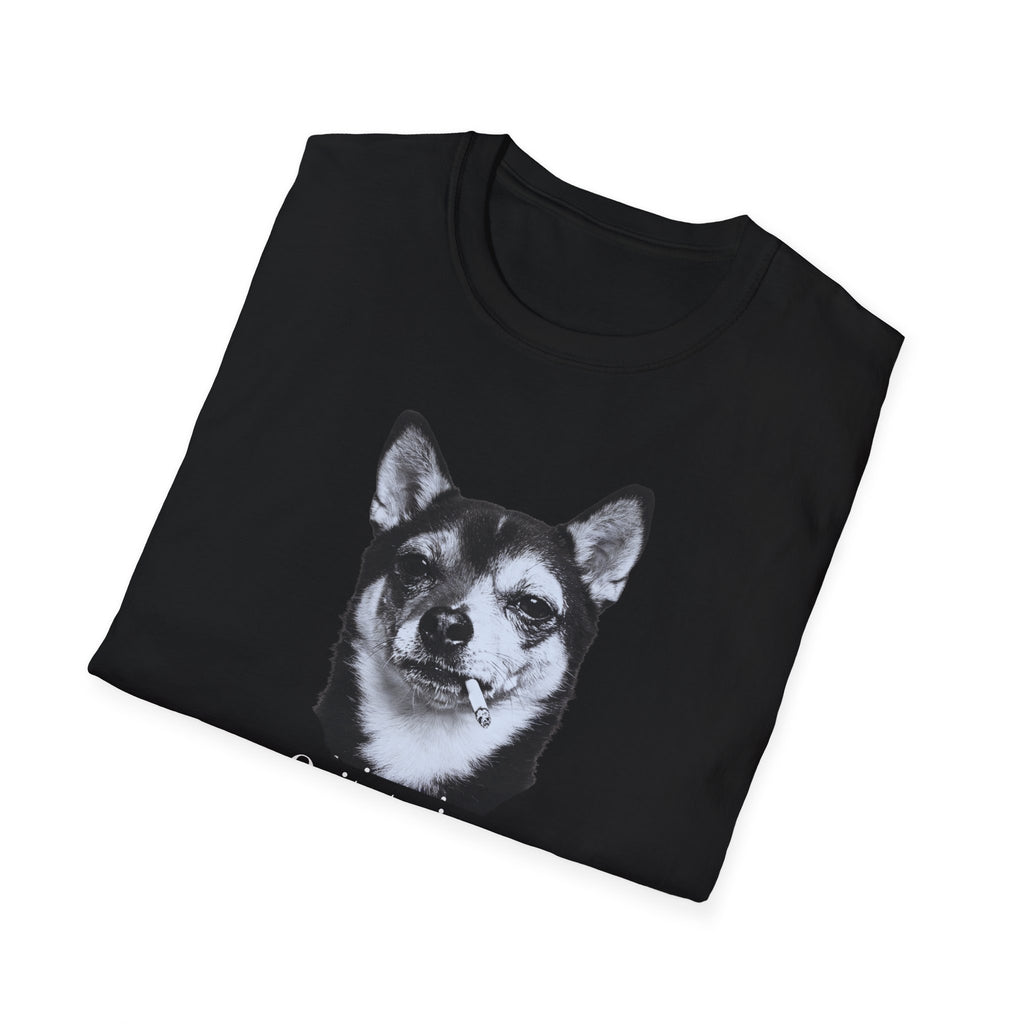 Dog Graphic T-Shirt — "Quit Staring... You're Killin' My Vibe"