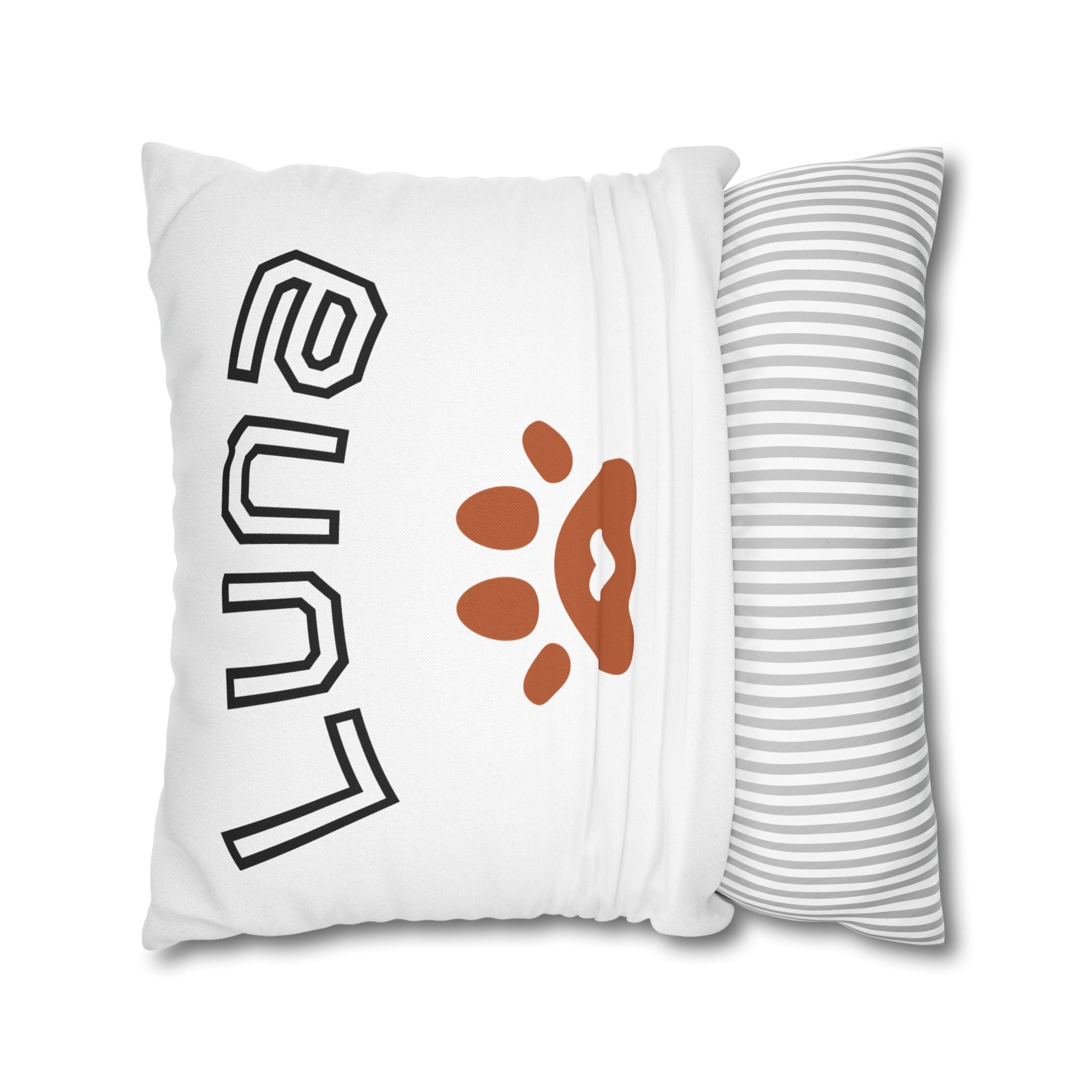 Black Labrador Dog Photo Pillowcase – Square Decorative Throw Pillow Cover