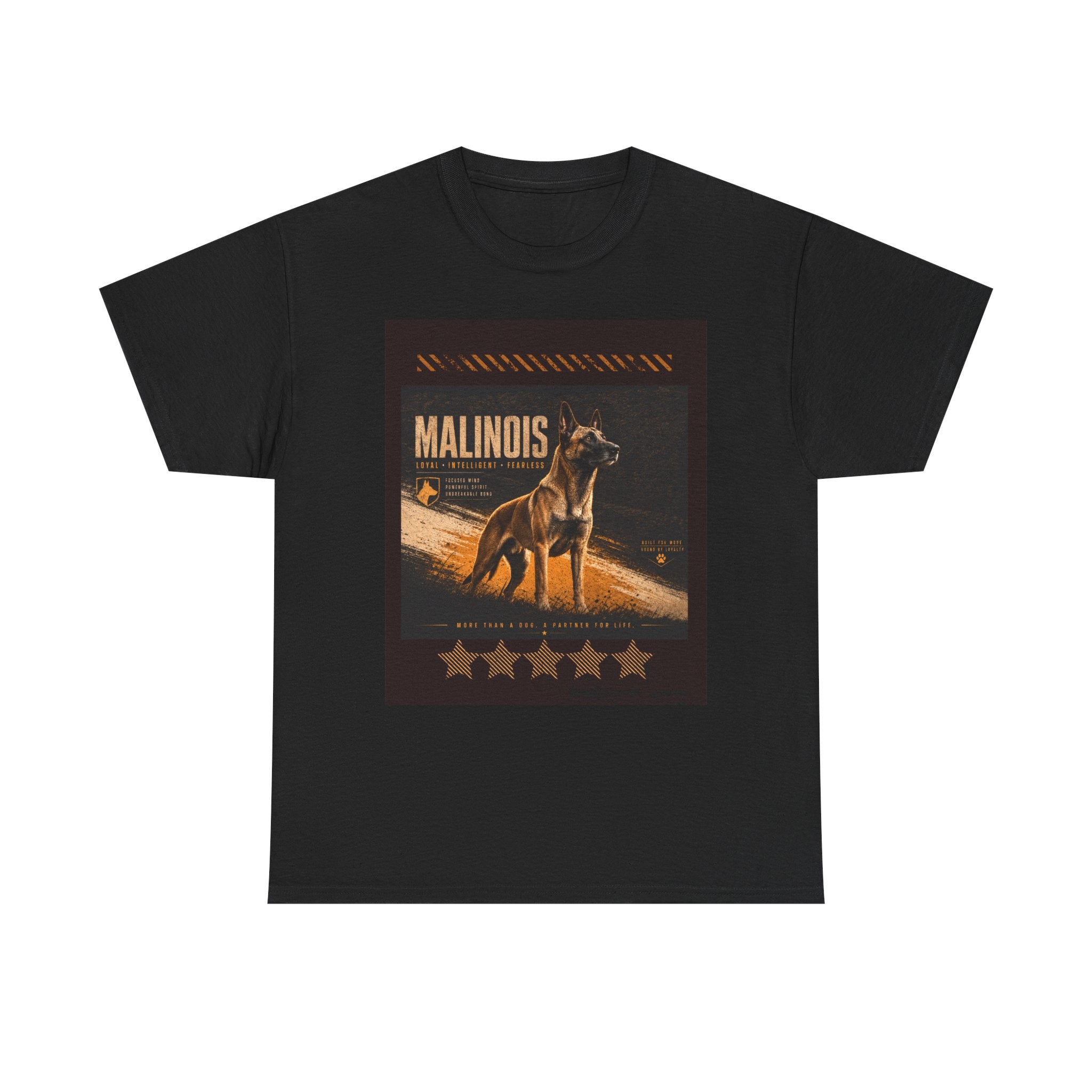 Malinois Dog Tee — Vintage Belgian Malinois Graphic T-Shirt