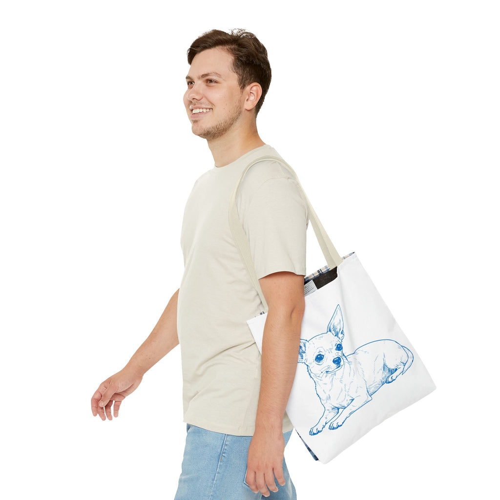 Chihuahua Dog Tote Bag — Cute Dog Lover Printed Tote