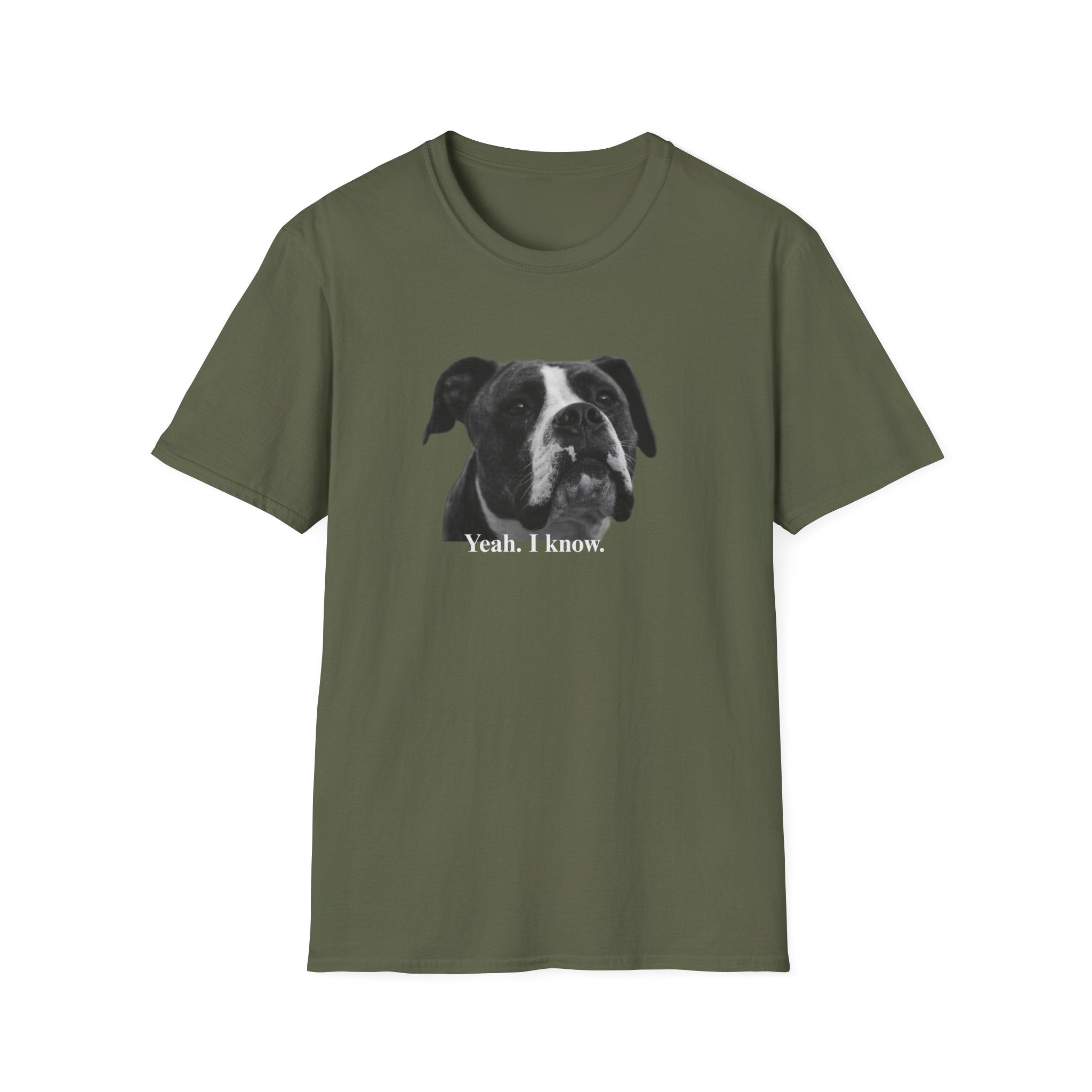 Boxer Graphic T-Shirt — "Yeah. I know."