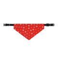 Clip-On Pet Bandana — Hearts and Paws